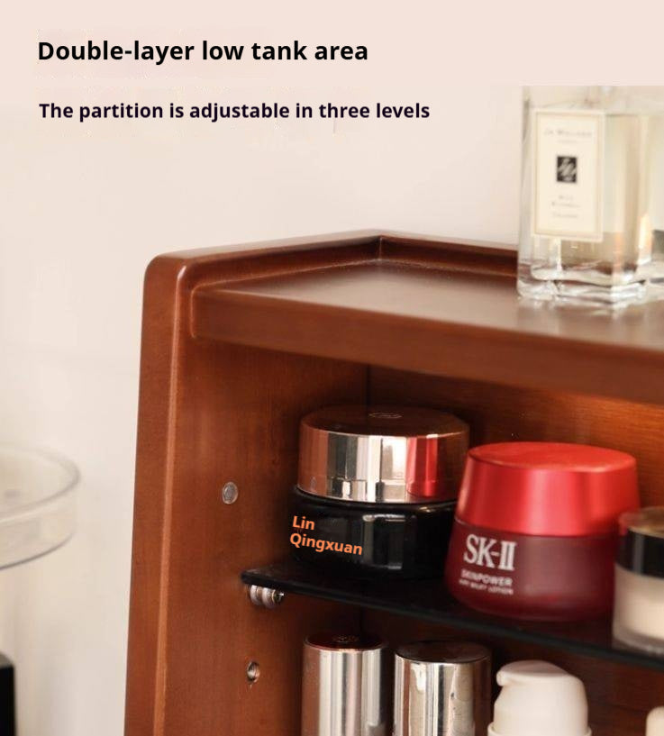 Pine Solid Wood Makeup Desk