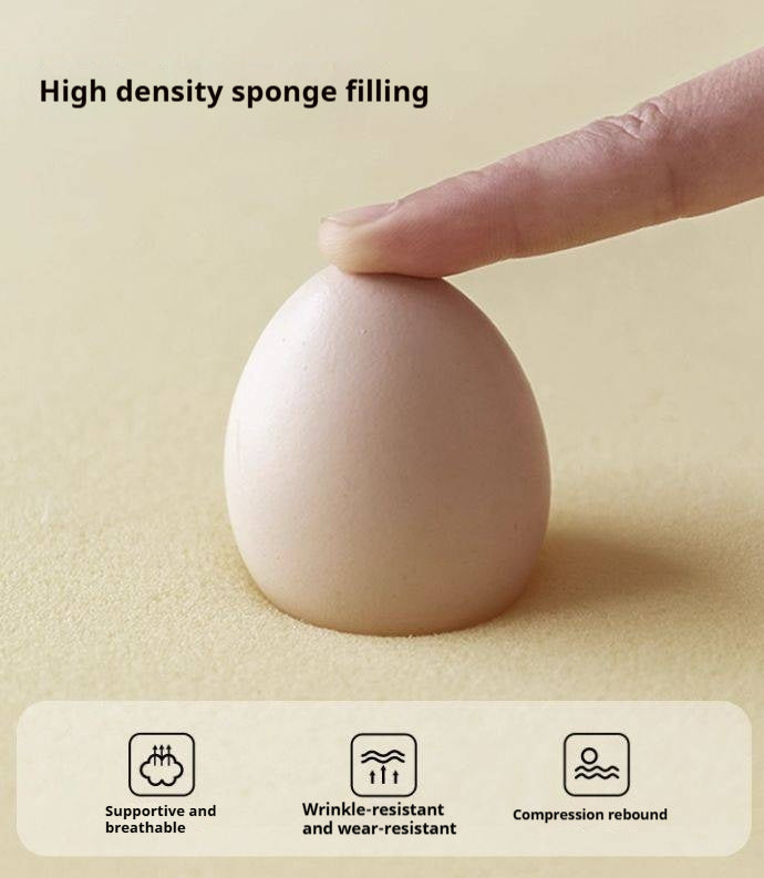 Solid Rubberwood Modern Soft Makeup Stool