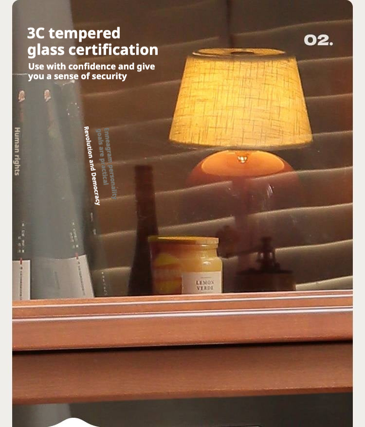 Poplar Solid Wood Ancient Style Side Cabinet