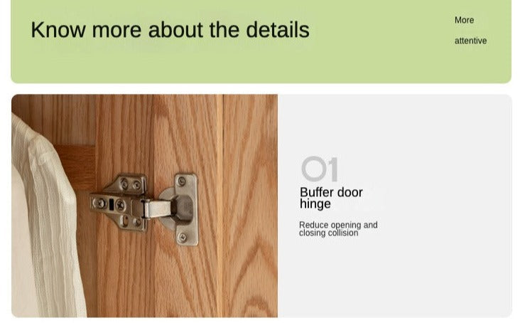 Oak solid wood Wardrobe-USA.