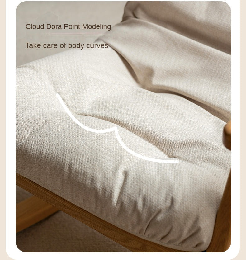 Oak Solid Wood Rocking Chair