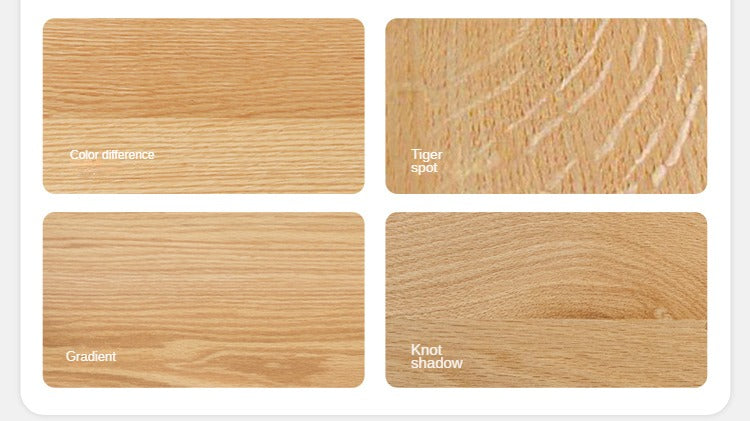 Oak Solid Wood Shoe Stool With Hanger Cabinet