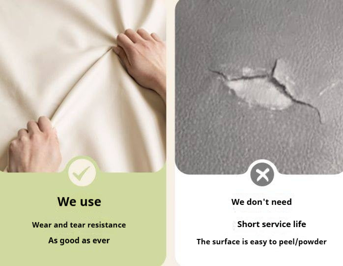 Solid Rubberwood Modern Soft Makeup Stool