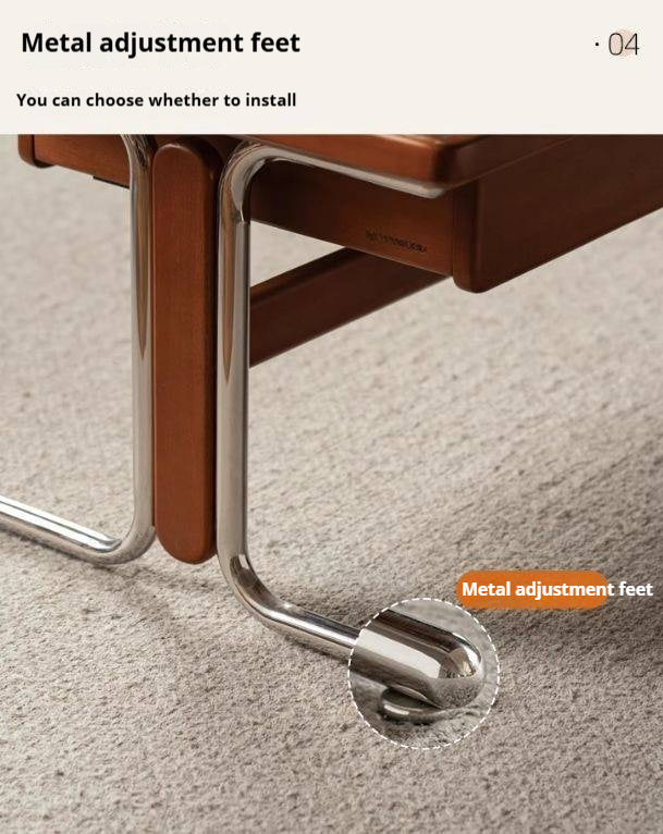 Poplar Solid Wood Ancient Style Rock Plate Tea Table