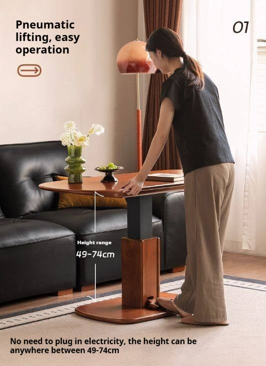 Poplar Solid Wood Ancient Style Elevating Tea Table