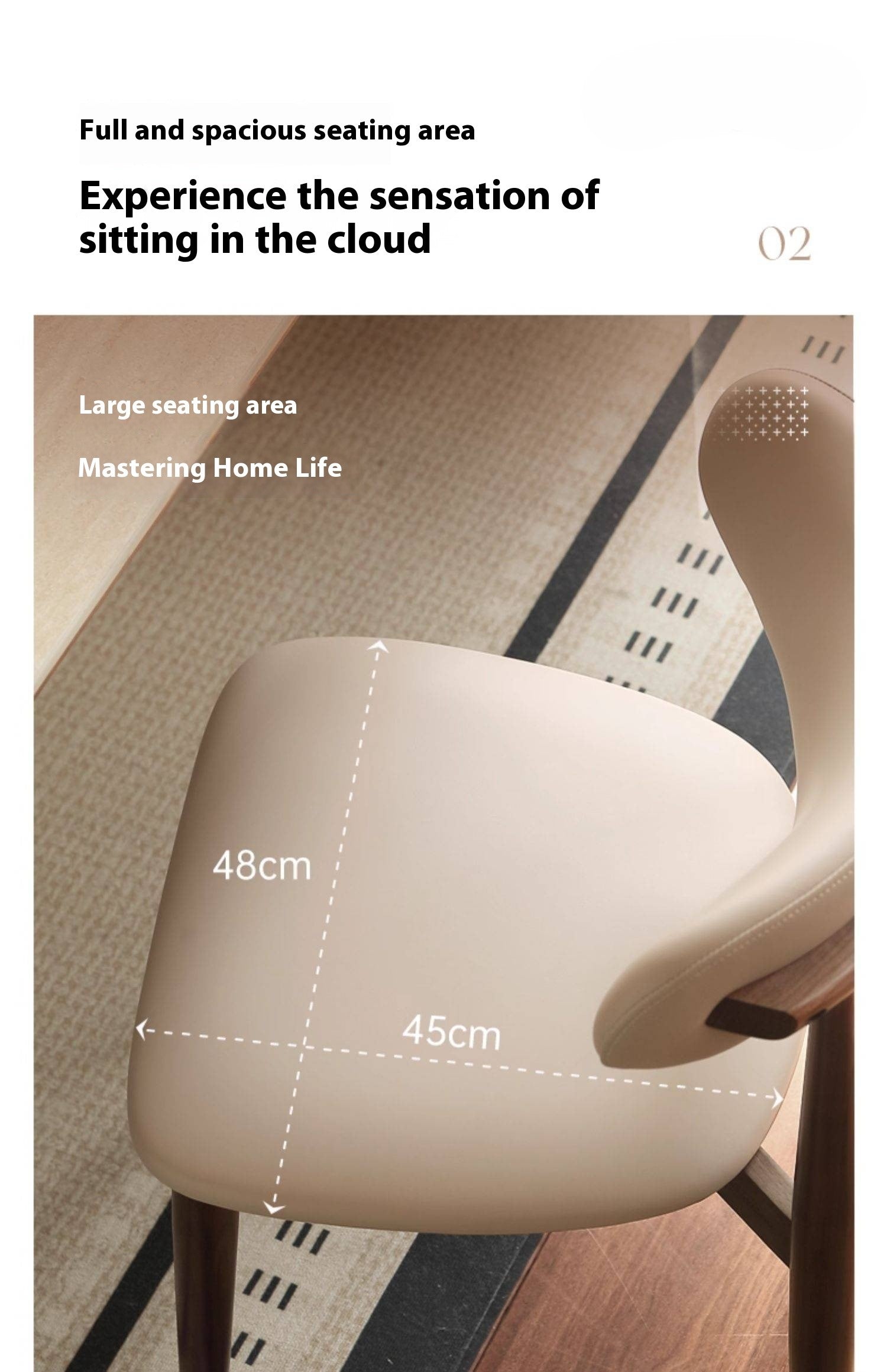 Set 4 pcs Black Walnut, Ash, Oak Solid Wood Dining Chair