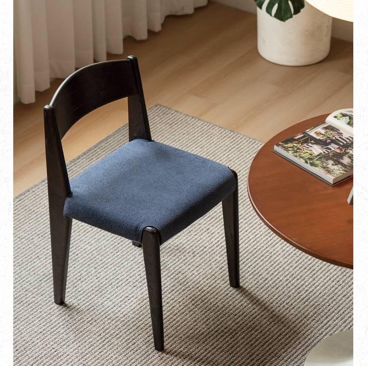 Set 4 pcs Beech Solid Wood Retro Style Dining Chair