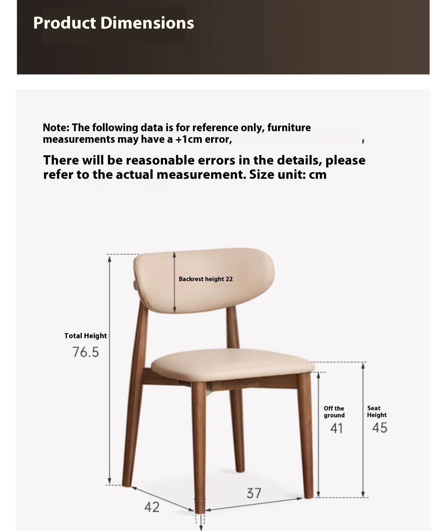 Set 4 pcs Black Walnut, Ash, Oak Solid Wood Dining Chair