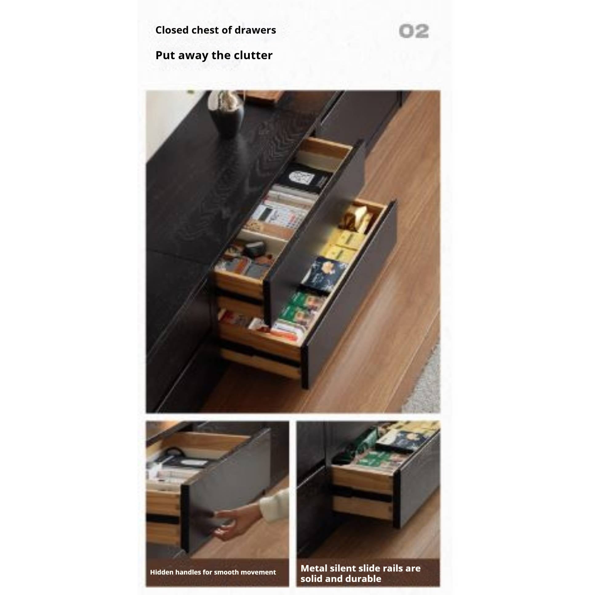 Oak Solid Wood TV Stand Combination Bookcase