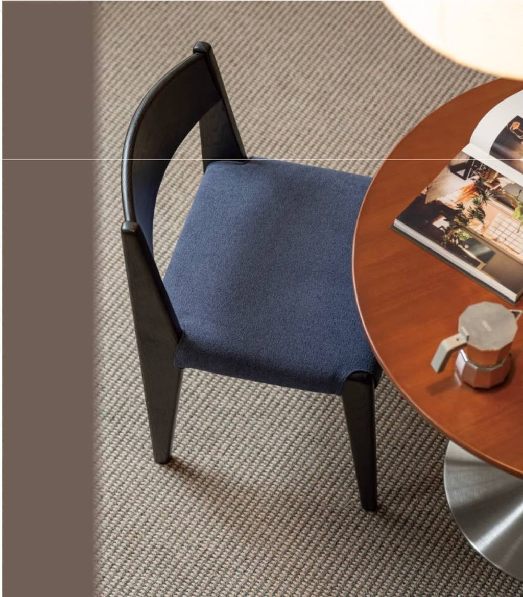 Set 4 pcs Beech Solid Wood Retro Style Dining Chair