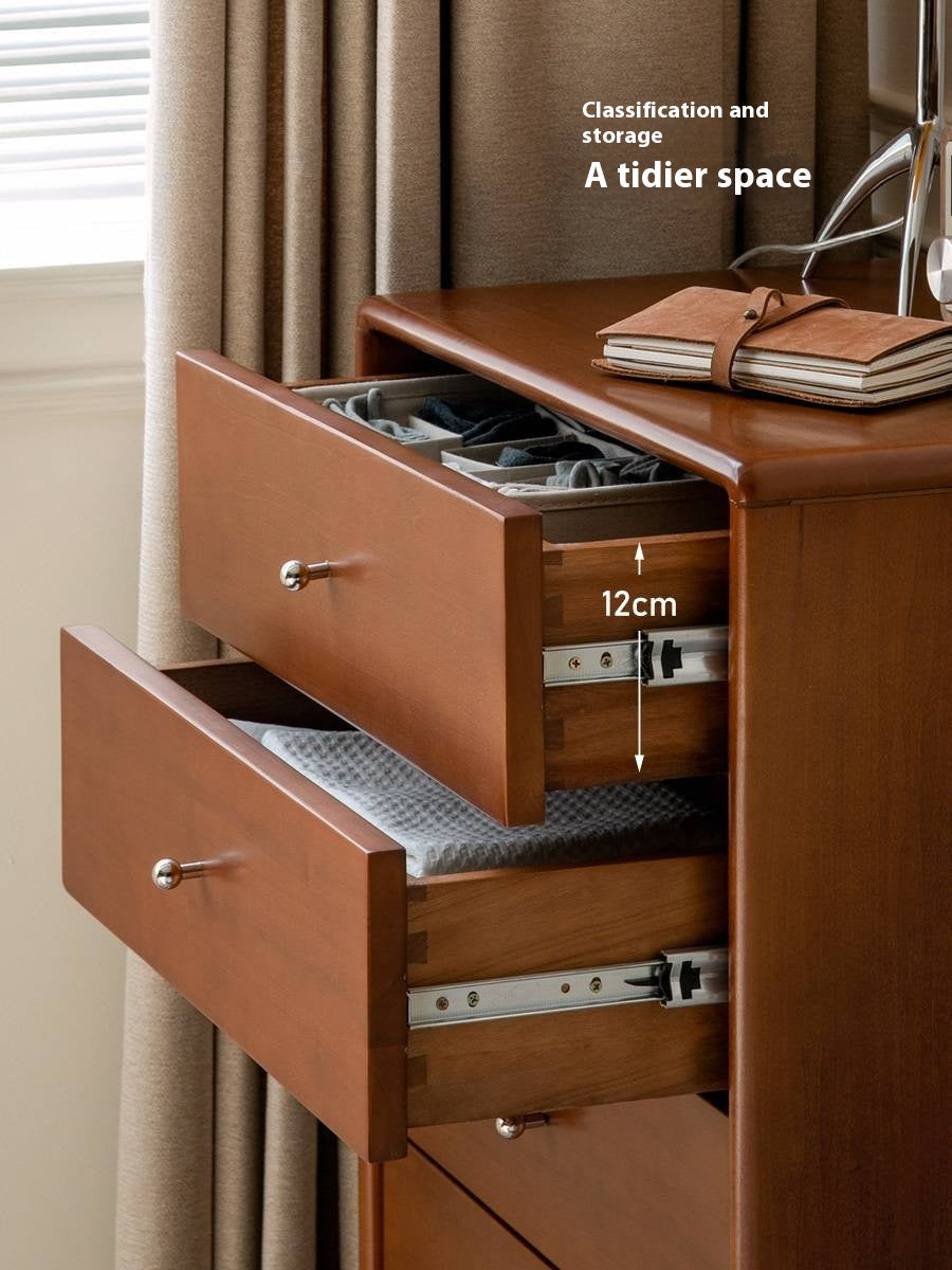 Poplar Solid Wood Ancient Style Wall Drawer Cabinet