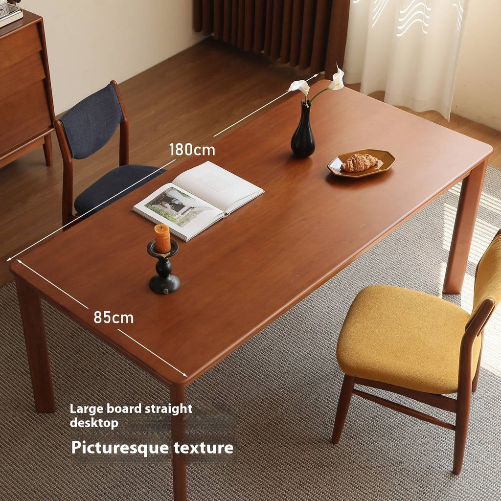 Poplar Solid Wood Antique Style Dining Table