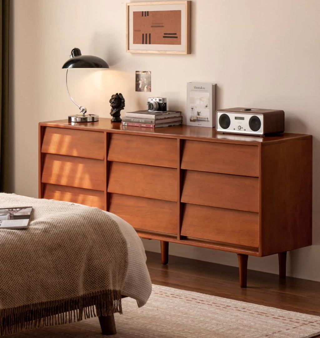 Poplar Solid Wood Middle Ancient Style Drawer