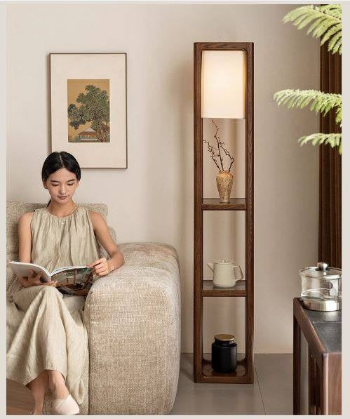 Oak Solid Wood Storage Rack