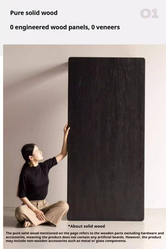 Oak, Ash Solid Wood Dining Table Modern and Simple