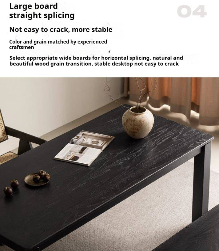 Oak, Ash Solid Wood Dining Table Modern and Simple