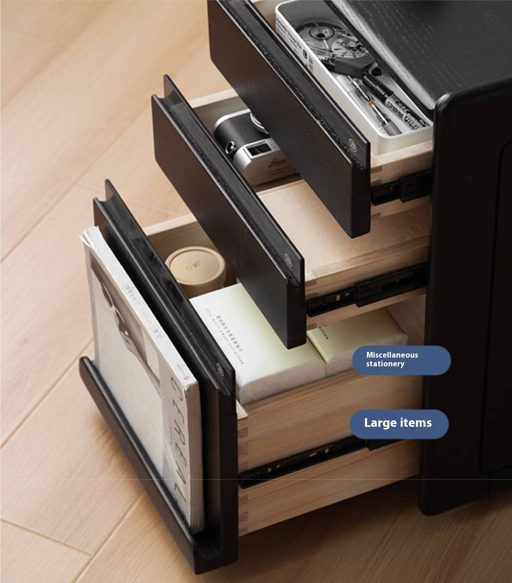 Oak Solid Wood Simple Style Nightstand