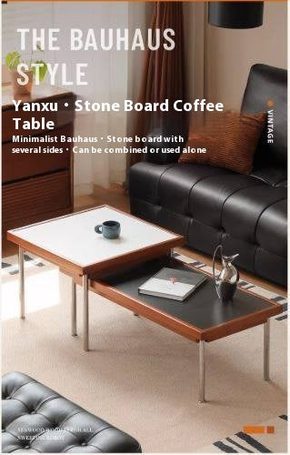 Poplar Solid Wood Ancient Square Tea Table