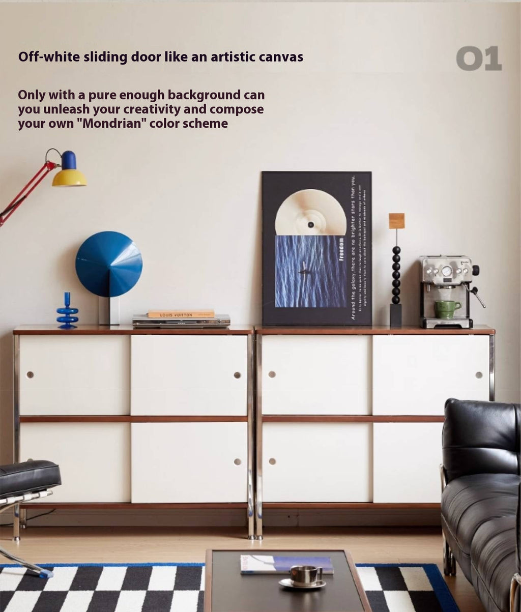 Poplar Solid Wood Bauhaus Style Bookcases Combination