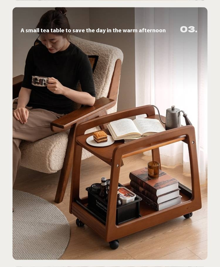 Poplar Solid Wood Antique Style Tea Table