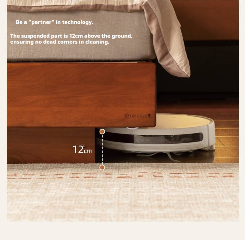 Poplar Wood Solid Wood Antique Style Box Bed