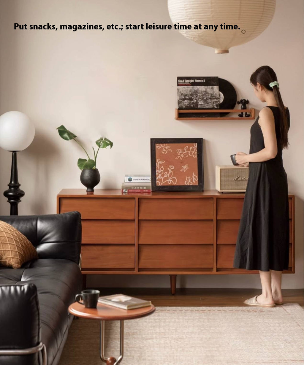 Poplar Solid Wood Middle Ancient Style Drawer