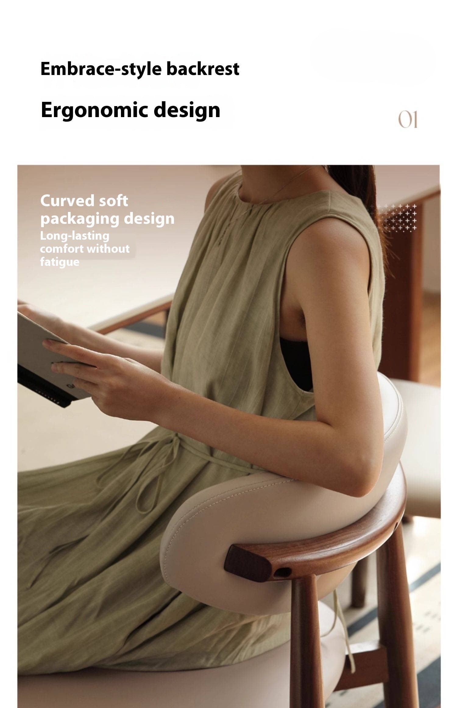 Set 4 pcs Black Walnut, Ash, Oak Solid Wood Dining Chair